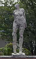 Figur, stehend, Skulptur, Papiermaché, o.J., 100 cm hoch